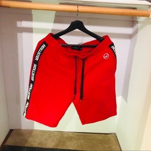 Hollister Men's Fleece Red Shorts Pant✅